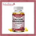 Mulittea Calcium 1000mg Magnesium 400mg Zinc 25mg Vitamin D3 600iu Promotes Bone Muscle Nervous System Health and Promotes Cell Growth. 