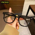 FNCXGE Korean Anti-blue Computer Radiation Protection Square PC Frame Eyeglasses Women Men Eyewear Frames Glasses. 