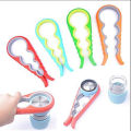 【FUN LIVE】 Hodeso Multi Purpose Grip Jar & Bottle Opener Rubber Rubber Inner Grip Anti-Slip Kit , Design Fits All Bottles Caps Premium Easy Grip Jar Opener Screw Cap Jar Bottle Wrench 4 In 1 Creative Multifunction Gourd-Shaped Can Opener Kitchen Tool. 