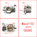 【Premium Quality】 Throttle Body racing WAVE125I xrm125 rs125 fi 27mm 28mm 29mm 30mm 32mm for motorcycle Throttle trottle Body racing xrm rs 125 fi wave 125i 125 i wave125 i xrm125fi. 