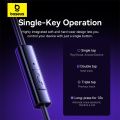 Baseus Encok CZ11 HZ11 Wired Earphones For Samsung XiaoMi Huawei Vivo appo Phone Sports Wire Control Ulta Low Latency. 