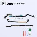 for iPhone 5 / 6 / 6 Plus Mainboard Home Button Connector Flex Cable Replacement. 