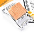 【FUN LIVE】 Luncheon Meat Boiled Egg Fruit Slicer Soft Food Cheese Sushi Cutter Canned Meat Cutting Machine With 10 Cutting Wires Stainless Steel. 