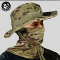 Musion Boonie Hat Balaclava Hat Suit Foldable Soft Hat Outdoor Hunting Wide Hat Sunscreen Caps. 