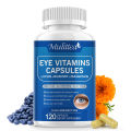 Mulittea Eye Vitamins with Lutein, Zeaxanthin, Bilberry Supports Eye Strain, Vision Health Dryness Provides Eye Health and Vision Support. 
