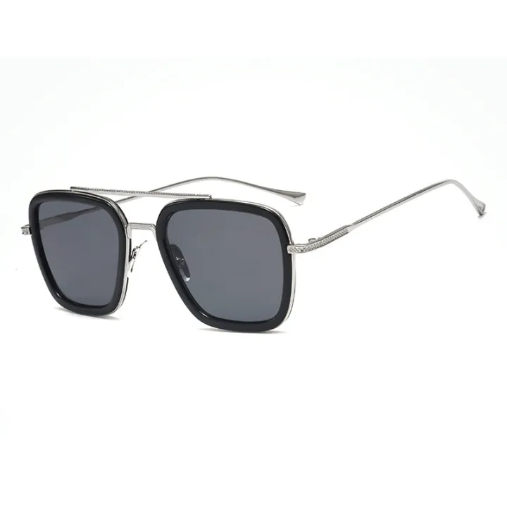 FNCXGE%202025%20Luxury%20Fashion%20Avengers%20Tony%20Stark%20Flight%20Style%20Sunglasses%20Men%20Square%20Brand%20Design%20Sun%20Glasses%20Women%20Retro%20Male%20Iron%203%20Shades%20For%20Man%20-%20Image%208