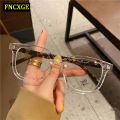 FNCXGE Korean Anti-blue Computer Radiation Protection Square PC Frame Eyeglasses Women Men Eyewear Frames Glasses. 