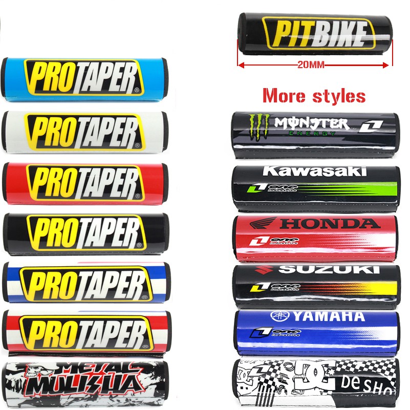 【Factory-direct】 1 1/8 handle bar handlebar square chest protector pads fat bar for protaper handlebar sponge pad Moto fat bar pad brand accessories steering wheel