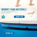 【Footprint】 EVA Elastic Memory Foam Breathable Shoes Insoles For Men And Women Sports Function Shoes Pad Size 35-45. 