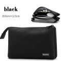 【Footprint】 LUNE Baona Double-Layer Digital Storage Bag Data Cable Power Bank Mobile Hard Disk Mobile Phone Headset Accessories Travel Office Storage Bag. 