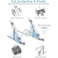 【Rongcai】 Laptop Stand, Adjustable Portable ABS Plastic Laptop Riser With 7 Levels Height Adjustment, Foldable Notebook Stand Laptop Stand Laptop Table Laptop Table Foldable Laptop Accessories Laptop Stand Adjustable. 