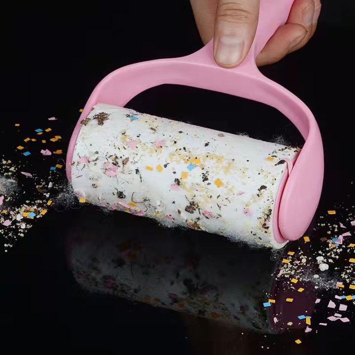 1%20%E3%80%90On%20Hand%E3%80%91%20Sticky%20Hair%20Roller%20With%20Cover%20Clothes%20Cleaning%20Dust%20Removal%20Strong%20Sticky%20Reusable%20Tearable%20Hair%20Sticking%20Device%EF%BC%88Roll%20+%201%20Paper%20Core%EF%BC%89%20-%20Image%203