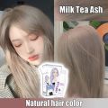 STYLEFIT Hair Color Permanent Ash Brown/Milk Tea /Milk Tea Ash(100ml Hair Dye+100ml Oxidant). 