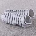 ECMLN Pinstripe Men's Low Tube Anckle Socks Mesh Breathable Short Casual Socks. 