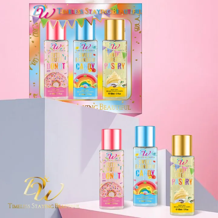 DW%203pcs%20Body%20Fragrance%20Mist%20Perfume%2060ml%20Crush%20On%20Yorelaxu%20%7C%7C%7C%7C%20Sweet%20Candy%20%7C%7C%7C%7C%20Release%20Love%20%7C%7C%7C%7C%20Shine%20Girl%20-%20Image%206
