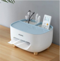【FUN LIVE】 [GFS] Ecoco Toilet Paper Holder Waterproof Tissue Box Wall-Mounted Paper-Towel Dispenser For Bathroom Home Storage Rack Tissue Holder. 