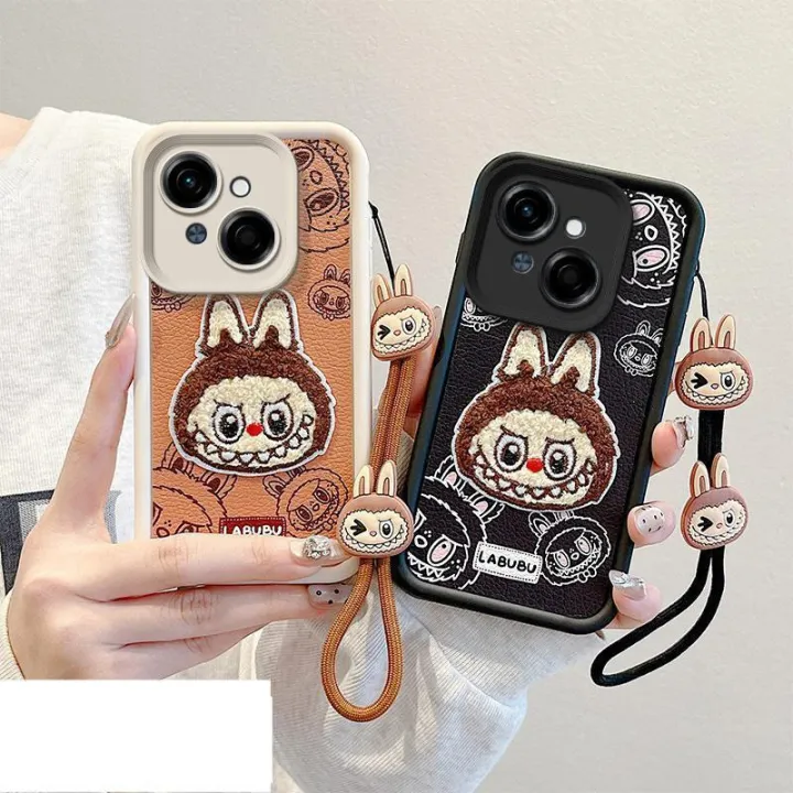 For%20Tecno%20Pop%209%204G%20Spark%20Go%201%20KL4H%20Phone%20Case%203D%20Cute%20Cartoon%20Labubu%20Kapibara%20Anti-Drop%20Casing%20With%20Lanyard%20-%20Image%209