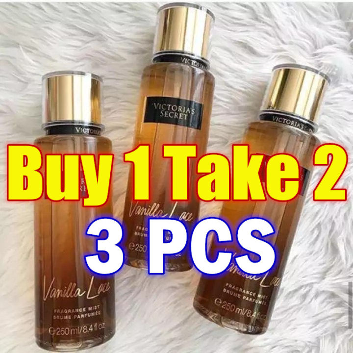 【Buy 1 Take 2=3pcs】 250ml Victoria S Secret Perfume For Women Long Lasting 24 Hours Victoria's Secret Perfume For Men Vicheerfulctoria Secret Perfume For Woman Victorias Secret Perfume For Teenager Girls Man Perfume For Boys Ladies Vanilla Lace Sale