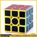 Z-Cube 3X3 Carbon Fiber Speed Magic Rubik's Cube. 