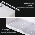 【FUN LIVE】 Ecoco Multifunctional Bathroom Soap Holder Wall-Mounted Shower Rack Storage Organizer With Towel Hanger Bathroom Dispensers. 