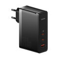 Baseus 140W GaN5 USB C Fast Charger PD3.1 QC4.0 Triple-port Quick Charger For iPhone 14 Pro Max Vivo Oppo MacBook Pro [Free USB C Cable]. 