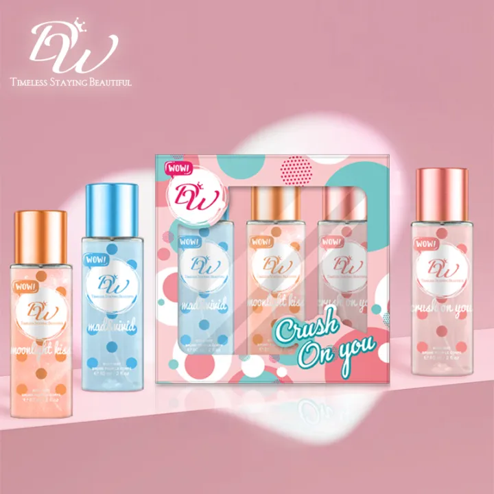 DW%203pcs%20Body%20Fragrance%20Mist%20Perfume%2060ml%20Crush%20On%20Yorelaxu%20%7C%7C%7C%7C%20Sweet%20Candy%20%7C%7C%7C%7C%20Release%20Love%20%7C%7C%7C%7C%20Shine%20Girl%20-%20Image%204