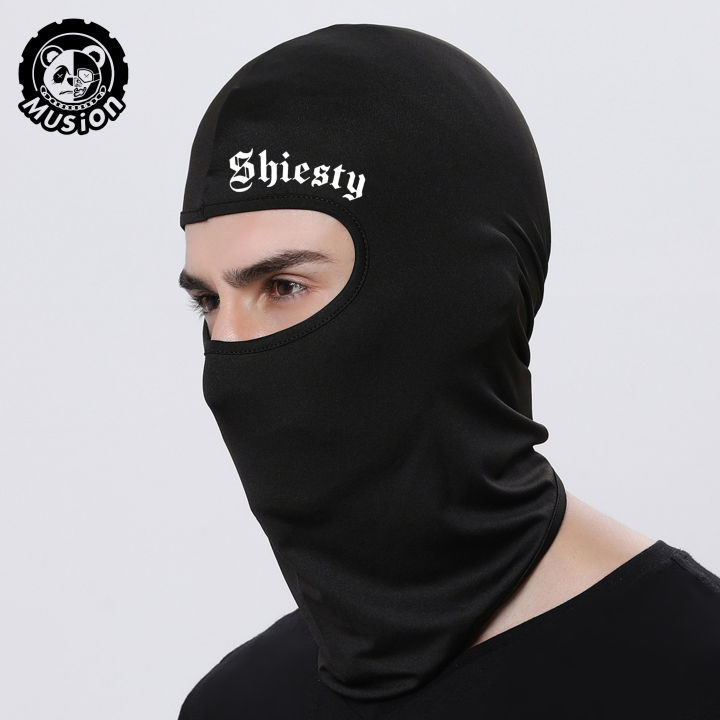 Musion Shiesty Ski Mask Y2K Hip Hop Balaclava Breathable Headwear for Riding and Outdoor Sport