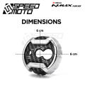 1 【Footprint】 NMAX V1 IGNITION KEY COVER T-5412 CARBON DESIGN / IGNITION COVER FOR NMAX 2019 SPEEDMOTO. 
