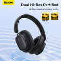 Baseus H1i Headphones Earphones 5.3 Stereo HiFi Music with Rotating Noise-Cancelling Microphone Sports Gaming Headset. 