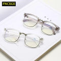 FNCXGE Unisex anti radiation eyeglass Women Men Square Anti-blue Replaceable lens Glasses Computer UV400 Eyewear. 