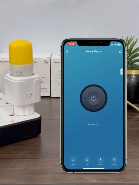 Tuya Smart Socket EU 20A Wifi Smart Plug With Power Monitoring Smart Life App Smart Home Voice Control Support Google Assistant Alexa Alice