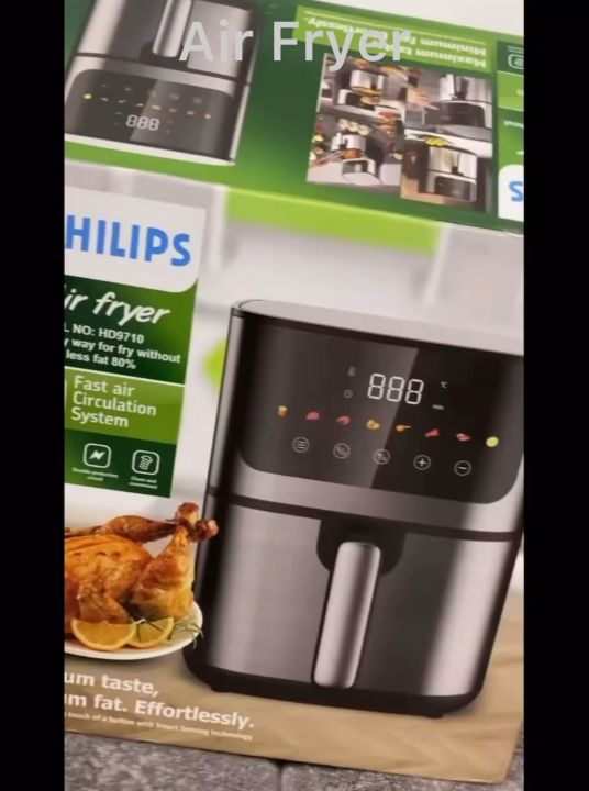Air Fryer Phillips Digital Touch Display