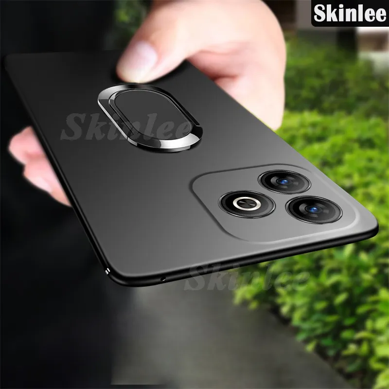 Phone case For ZTE Blade A75 Back cover Finger Metal Ring