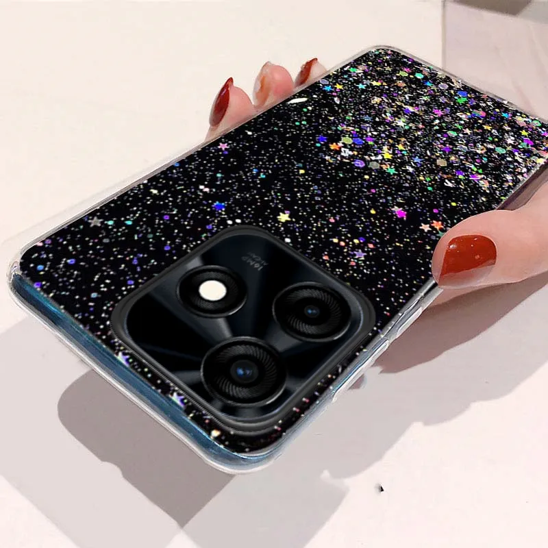 New Phone case infinix Smart Pro Plus Cover Glitter Bling