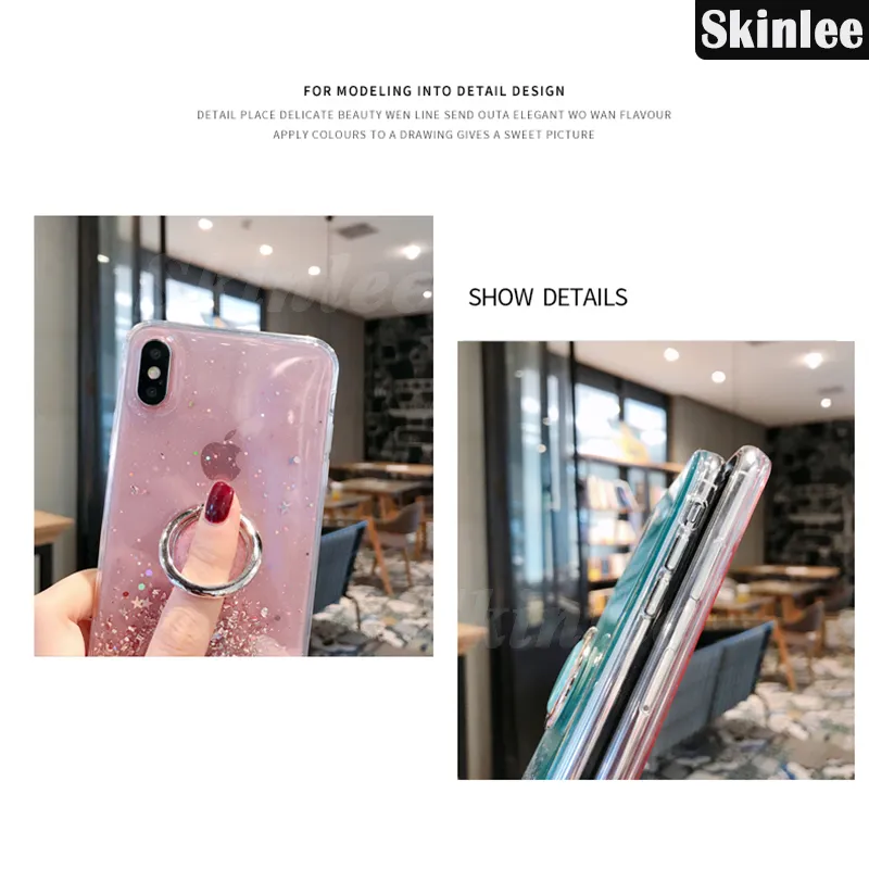 YUXING Cover Transparente Glitter per Vivo V40 5G, Ragazze Donna