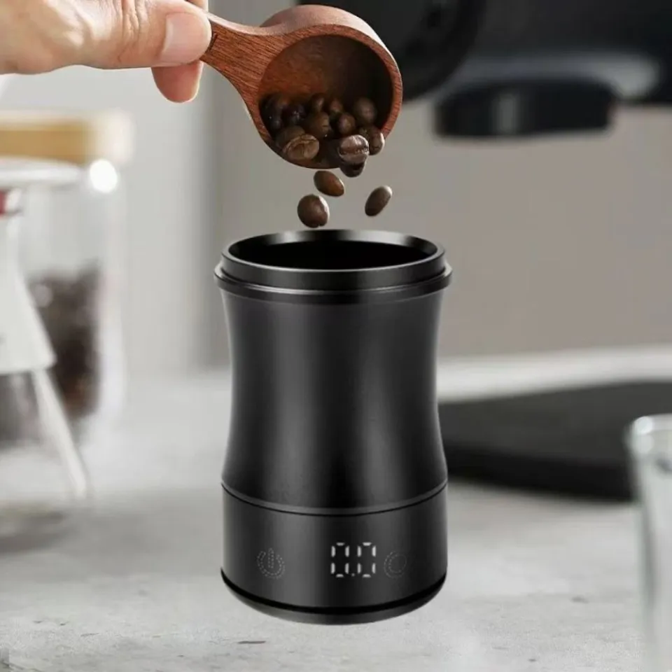 Portable 58mm 2 IN 1 Coffee Scale Magnetic Base LED Display Dosing Scale Cup Removable Compact Digital Scale Home Cafe
