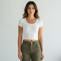 Crop Top for Women | Soft Cotton Fabric | Trendy & Comfortable Casual Wear