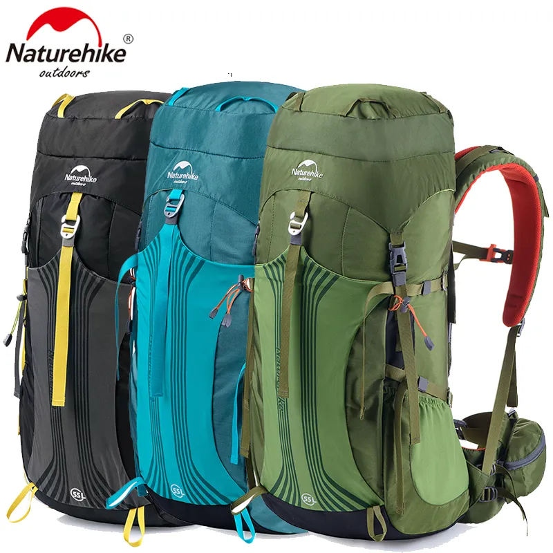 Naturehike 65 5 L 55 5 L Large Capacity Outdoor Mountaineering Climbing Hiking Waterproof Backpack Daraz .np