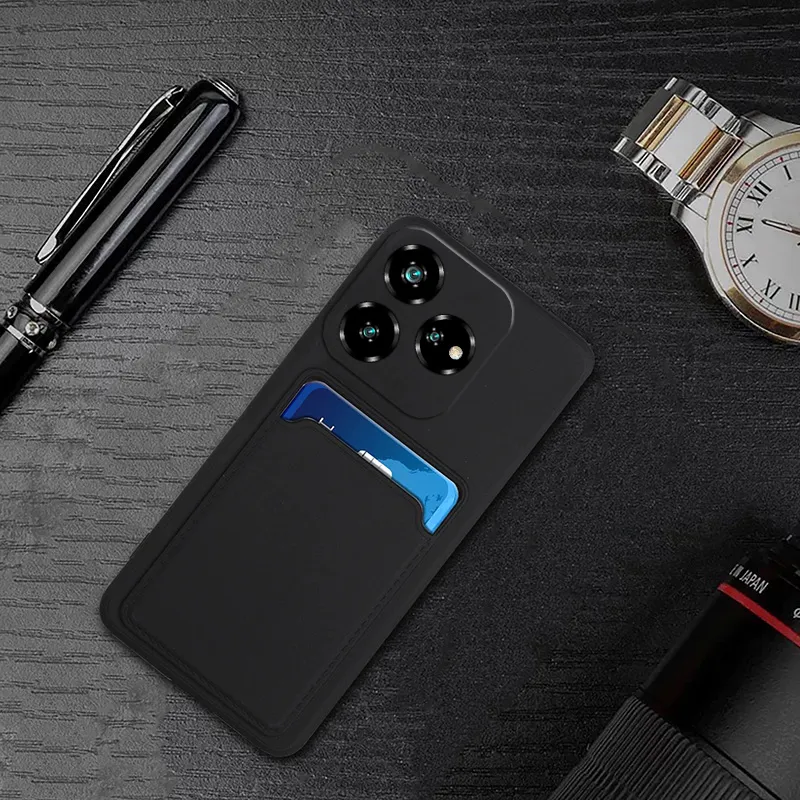 Phone case ZTE Axon 60 Lite Blade V60 Design Soft Card Holder Slot
