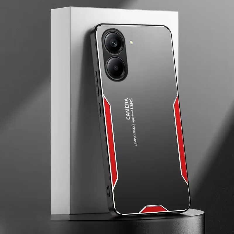 Phone case Redmi A5 Aluminum Metal Matte Cover Soft Silicone Frame