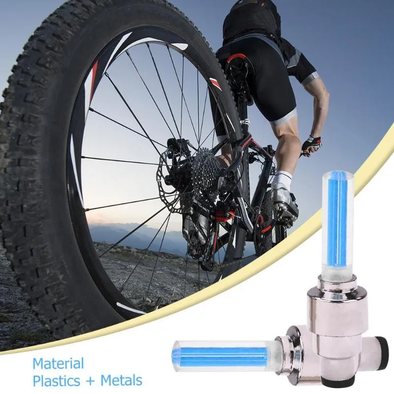 Valve Stem Lights 2-Pack LED Tire Valve Lights Motion-Activated