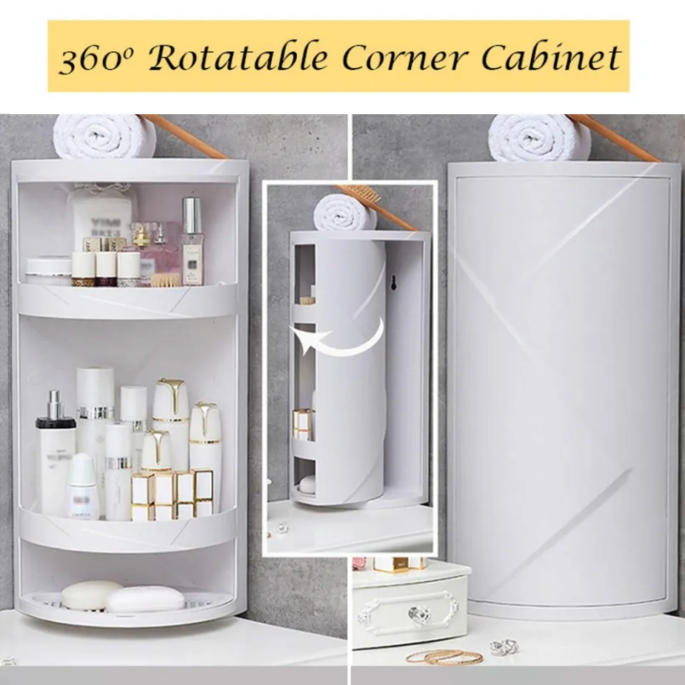 Rotatable Corner Cabinet Kitchen Hanging Cabinet For Bathroom