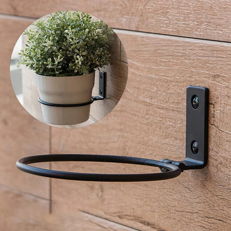 Wall Hanging Planter Ring Inch, Wall Mounted Flower Pot Hangers