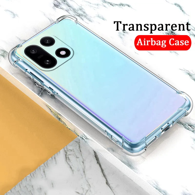 Funda Transparente Para OnePlus 15 - Carcasa Antigolpes De Silicona Suave, Acceso Fácil A Botones Y Puertos, Protección Con Bordes Elevados Para Pantalla