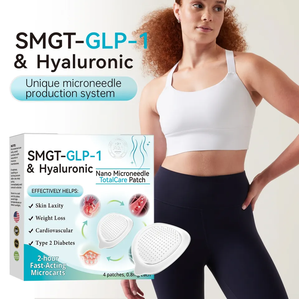 SMGT-GLP-1 Nano Microneedle Patch (4pcs) - Painless Injection Alternative for Weight Loss Diabetes - With Hyaluronic Acid - 24hr Continuous Release | Daraz.lk SMGT-GLP-1 Nano Microneedle Patch (4pcs) - Painless Injection Alternative for Weight Loss Diabetes - With Hyaluronic Acid - 24hr Continuous Release | Daraz.lk