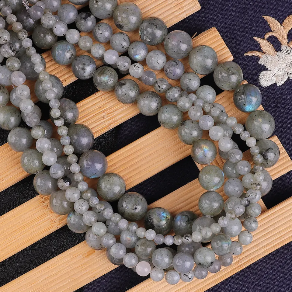 DM bag factory Store】Natural Stone Beads 4/6/8/10/12MM White