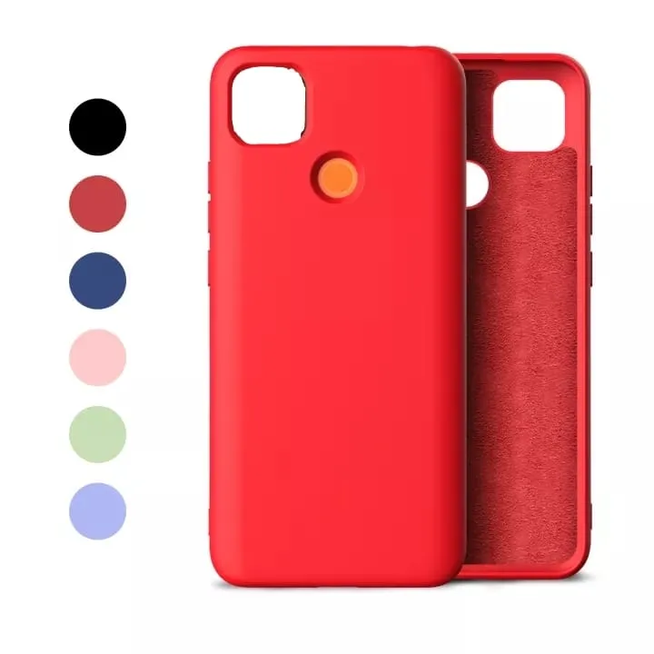 For Realme C12 Premium Liquid Silicone Silky Soft Gel Rubber