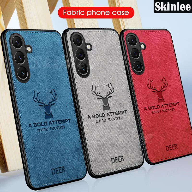 Phone case For Galaxy A16 Back cover Luxuy Brand Cloth Texture