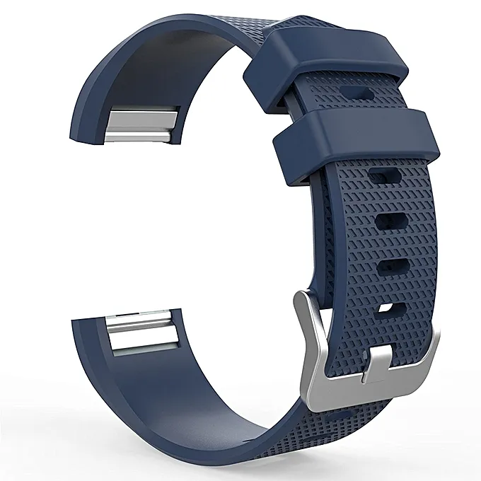 Replacement Silicone Band For Fitbit Charge 2 - Adjustable Sport Strap For Women & Men