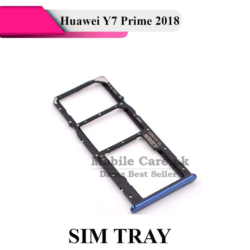 Per Huawei Y7 2018 sostuzione del supporto della scheda SD del connettore del supporto dello Slot del vassoio della scheda Sim 509 Per Huawei Y7 2018 sostuzione del supporto della scheda SD del connettore del supporto dello Slot del vassoio della scheda Sim 509